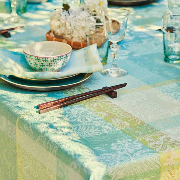 green Tablecloth