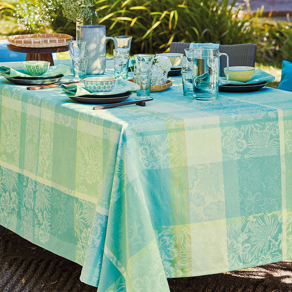 green Tablecloth