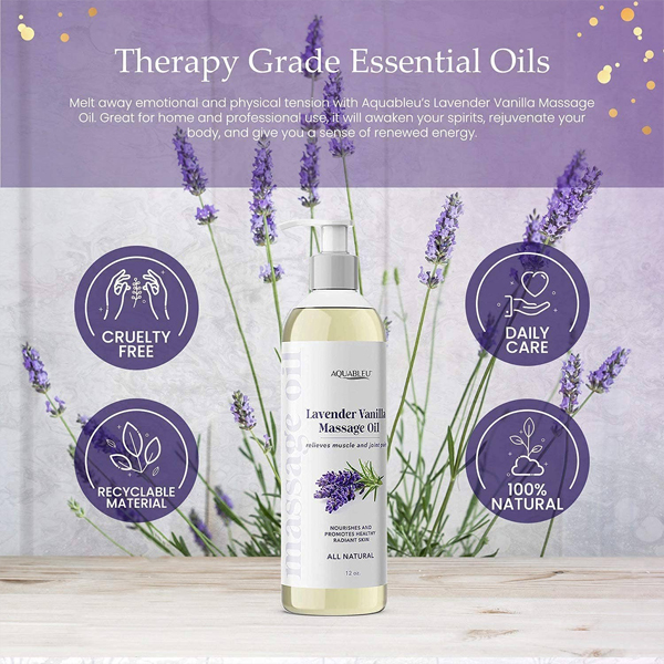Lavender massage oil