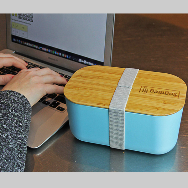 blue lunch box