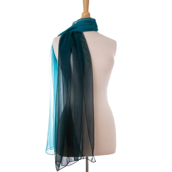 juliette turquoise silk scarf