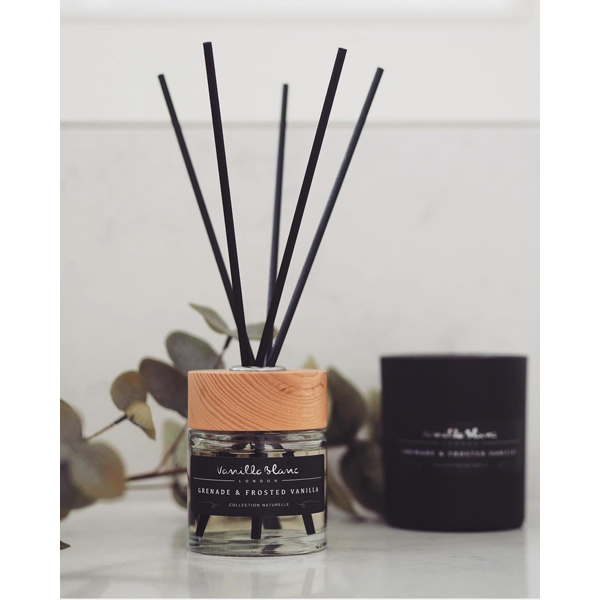 grenade and frosted vanilla reed diffuser